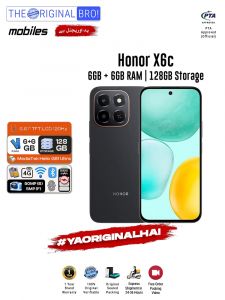 Honor X6c - 6GB RAM - 128GB Storage - Easy Monthly Installments - PTA Approved - 1 Year Official Warranty - The Original Bro Mobiles - TOB70